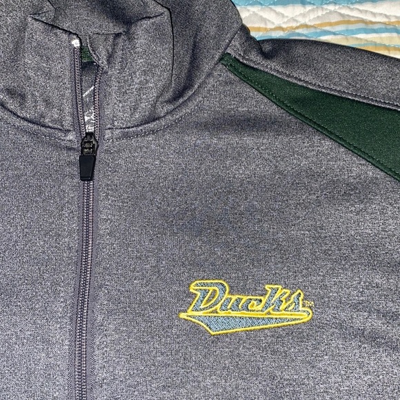 U of O Ducks quarter zip long sleeve sweatshirt - Picture 2 of 2